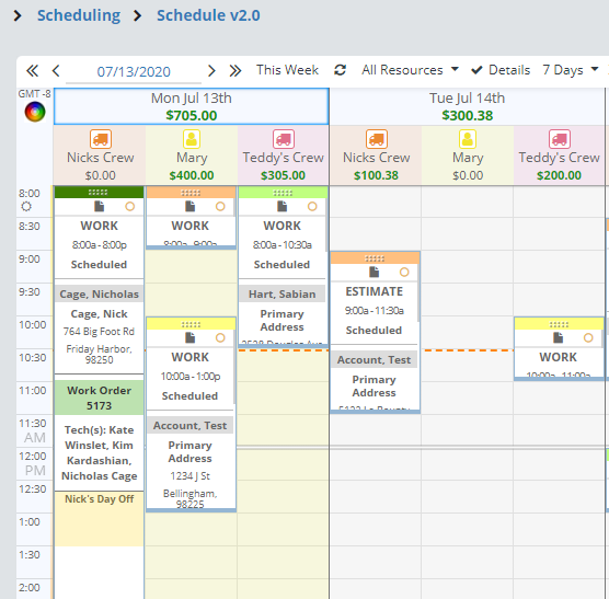 Appointment Color Coding ServiceMonster Help
